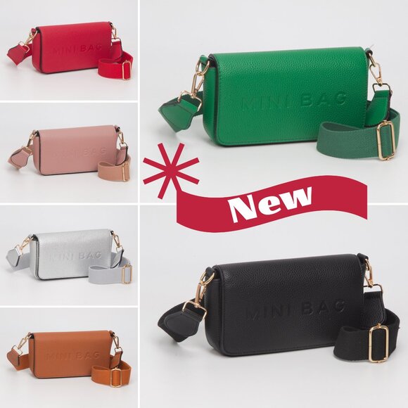 New Designer Inspired Mini Bag Phone Makeup Crossbody Handbag in 7 Colors NWT - Picture 1 of 13